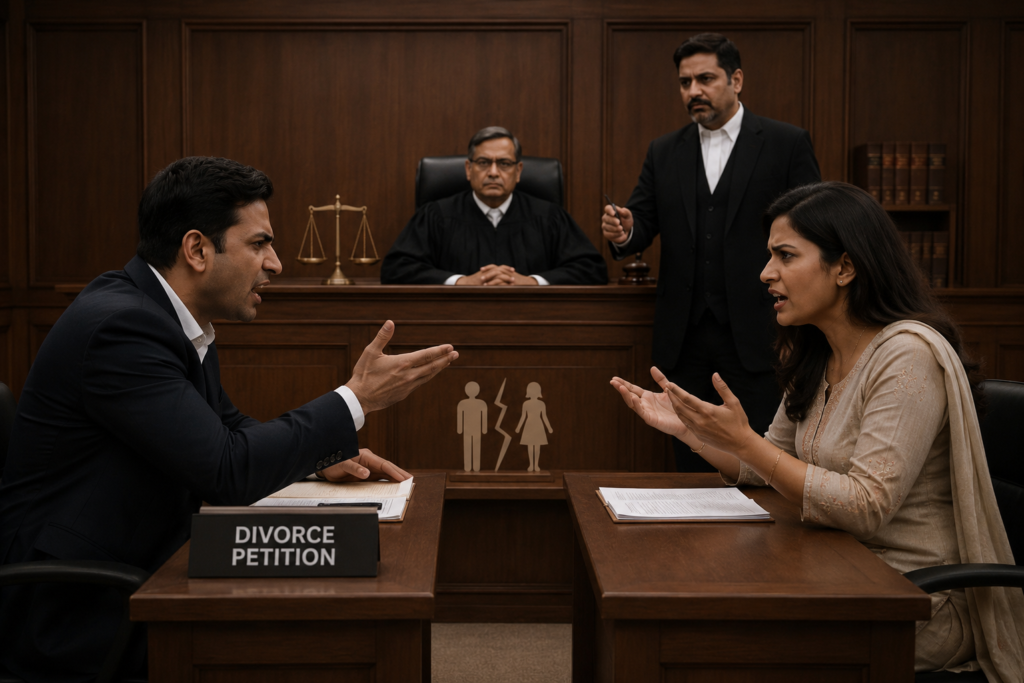 Family and divorce lawyer in Raiganj during a client legal consultation