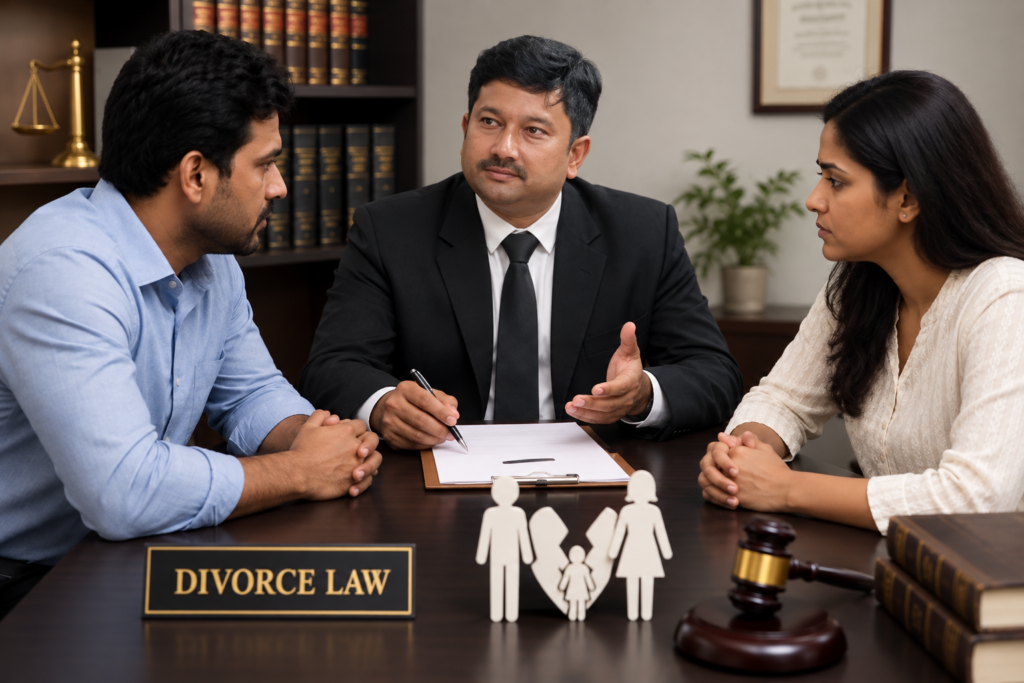 Best divorce lawyer in Alipurduar guiding a client through a family court case